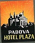 Etichetta per bagagli. Hotel Plaza (Oscar Mario Zatta)
